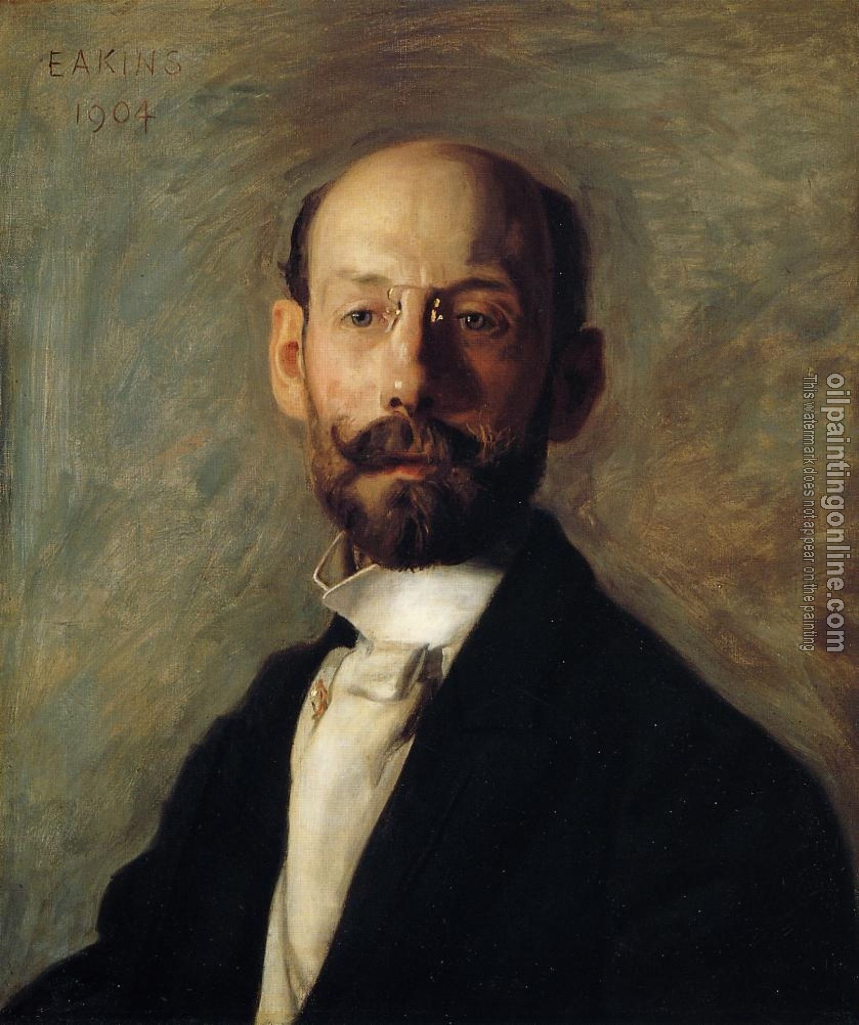Eakins, Thomas - Portrait of Frank B. Linton